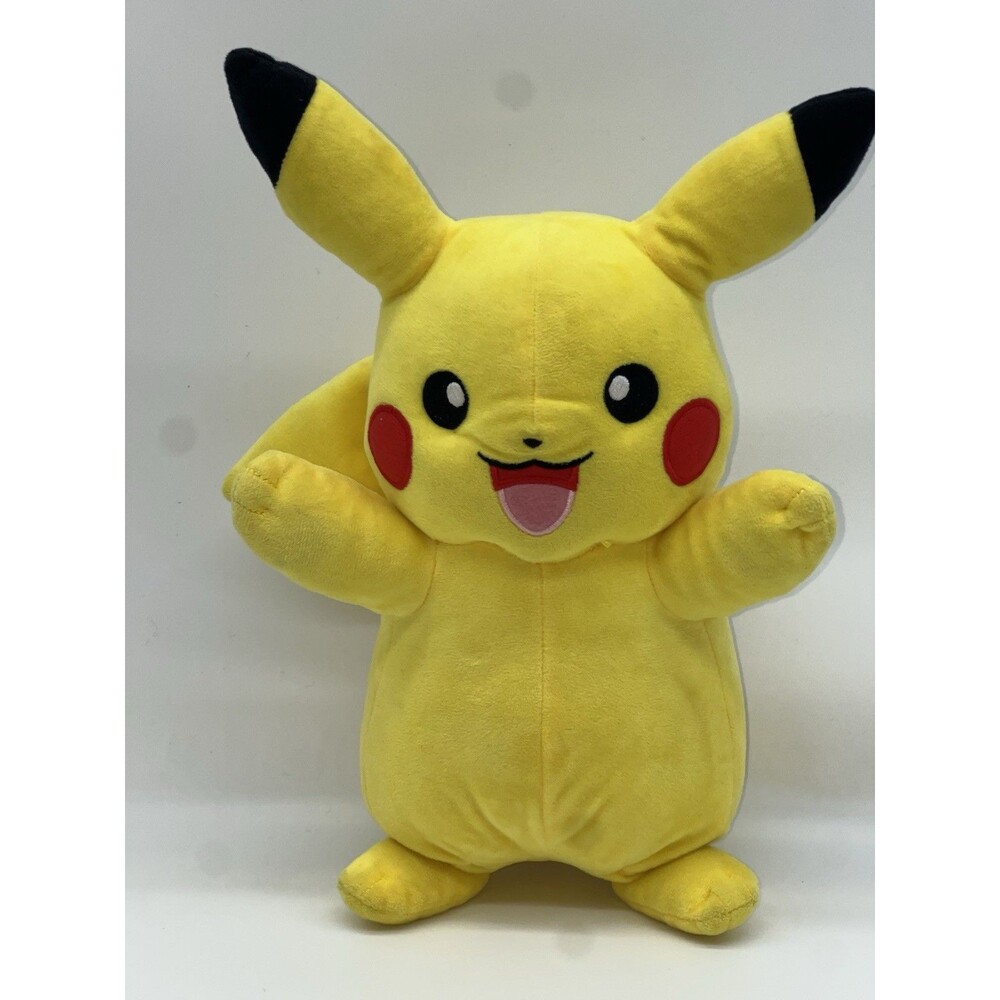 Pokemon Pikachu Talking/Light Up Plush Stuffed Soft Toy Wicked Cool Toys 10"